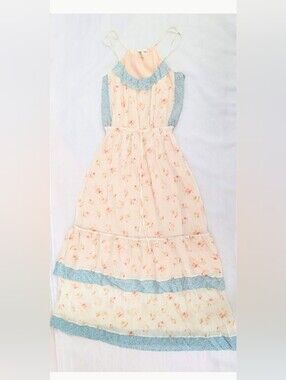NWOT! Joie Silk Floral Fall Vintage Boho Women's Tiered Fancy Maxi Dress Small